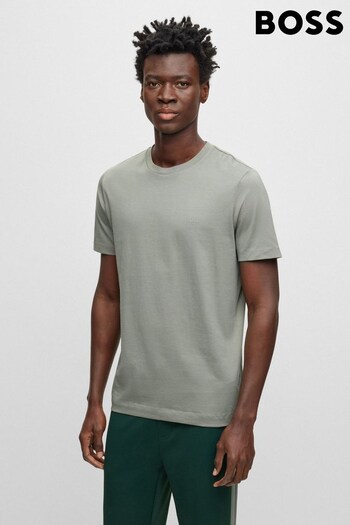 BOSS Green Tonal Rubber Logo Regular Fit T-Shirt (D81553) | £59