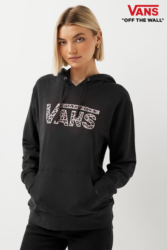 Black vans 2024 hoodie womens