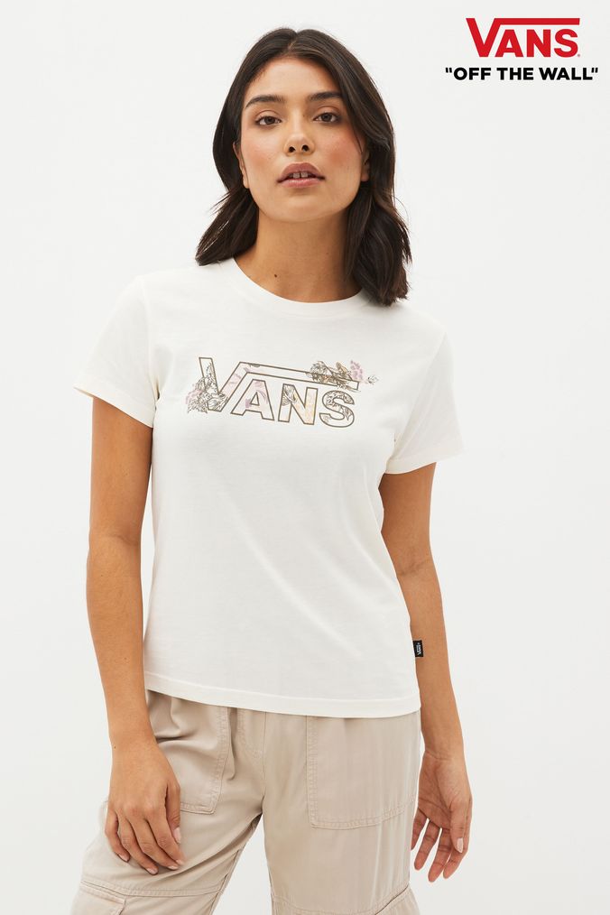 Vans t shirt discount womens for sale