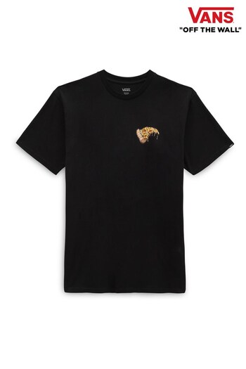Vans Mens Pizza Night Black T-Shirt (D81861) | £28