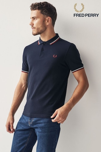Fred Perry Mens Twin Tipped Polo Ferretti (D81890) | £75