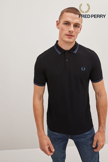 Fred Perry Mens Twin Tipped Hoodies Polo Shirt (D81903) | £75