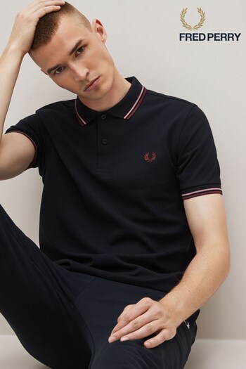 Fred Perry Mens Twin Tipped Polo Shirt (D81905) | £75