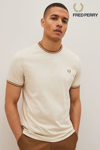 Fred Perry Twin Tipped Logo T-Shirt (D81912) | £50