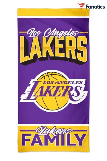 Fanatics Blue Los Angeles Lakers Tie Dye Beach Towel (D82077) | £25