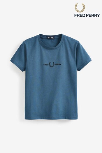 Fred Perry Kids Embroidered T-Shirt (D82091) | £30 - £35