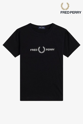 Fred Perry Kids Embroidered T-Shirt (D82093) | £30 - £35