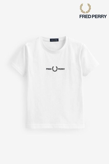 Fred Perry Kids Embroidered T-Shirt (D82094) | £30 - £35