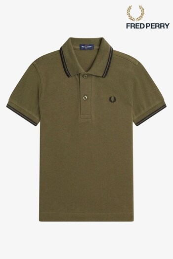Fred Perry Kids Twin Tipped Polo Shirt (D82104) | £45 - £50