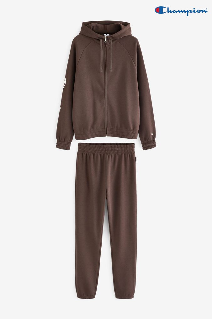Champion sweatsuit top kids brown