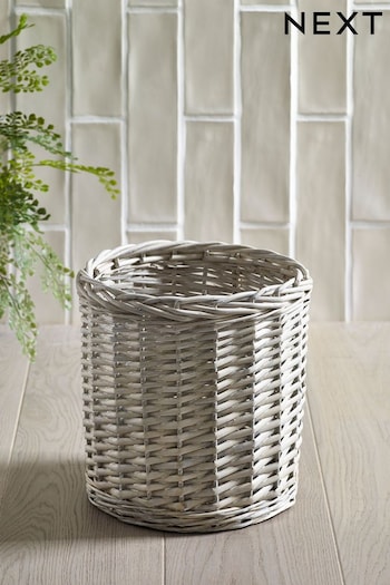 Natural Willow Waste Bin (D82151) | £16