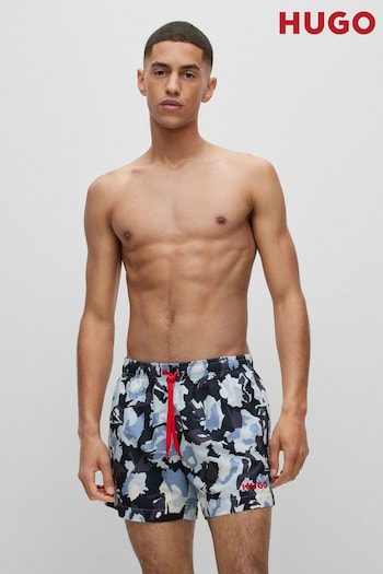 HUGO Printed Memo Swim Shorts (D82207) | £69
