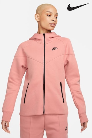 Nike Pink Sportswear Tech Fleece Hoodie (D82259) | £120