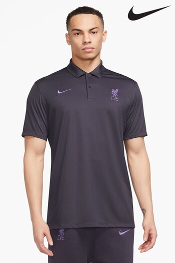 Nike Black Liverpool FC Victory Dri-FIT Football Polo Shirt (D82271) | £40