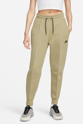 Nike skinny Olive Green Sportswear Tech Fleece Joggers (D82402) | £100