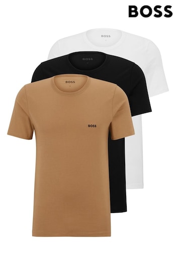 BOSS Natural T-Shirts jade 3 Pack (D82483) | £45