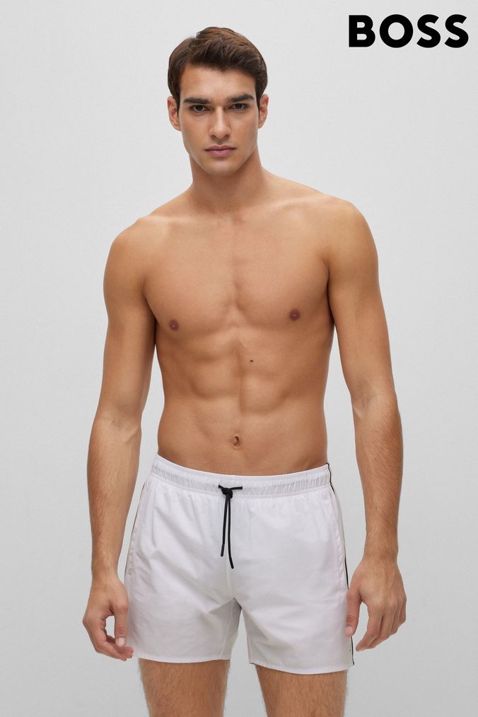 Mens white clearance bathing suit
