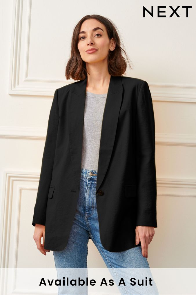 Petite black blazer uk hotsell