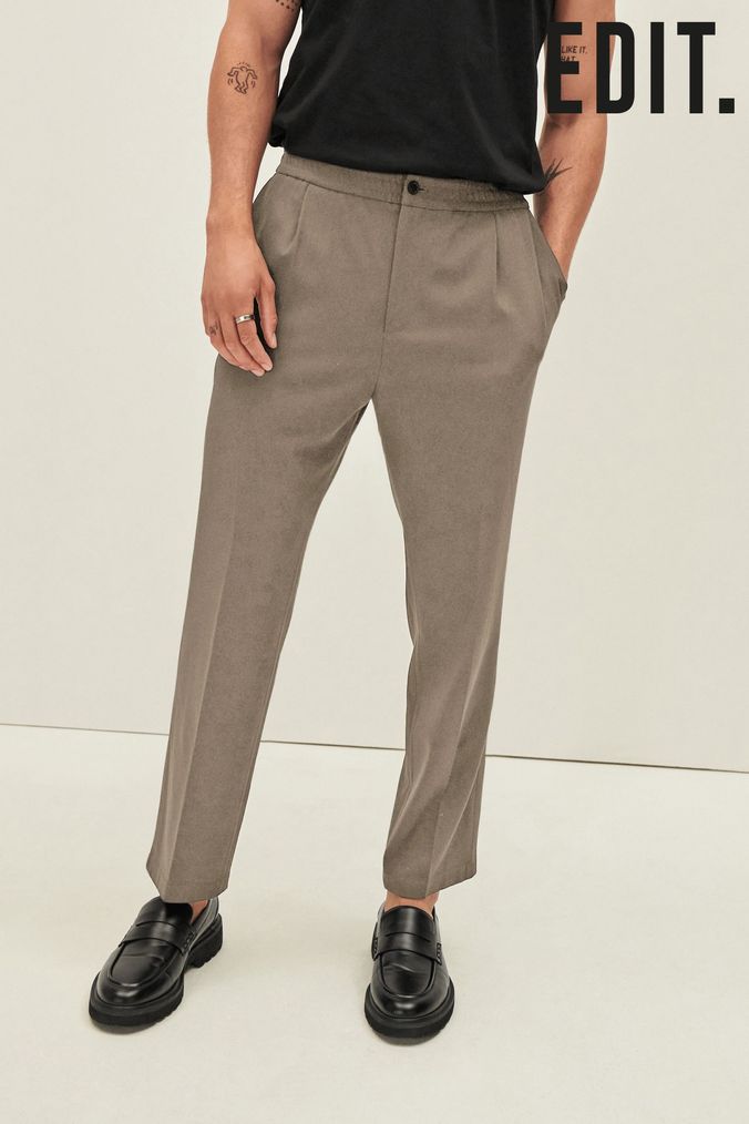 Buy Men s Relaxed Next Edit Trousers Online Next UK