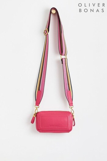 Oliver Bonas Pink Simen Small Crossbody Bag (D82954) | £42