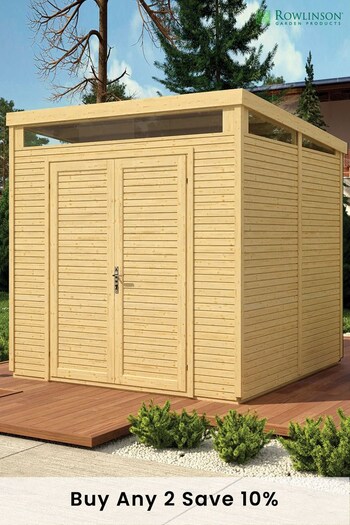 Rowlinson Garden Products Natural Pent Security Shed (D83131) | £2,290