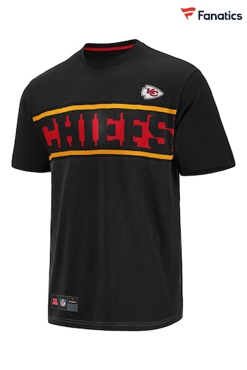 Fanatics NFL Kansas City Chiefs Franchise Black T-Shirt (D83135) | £32