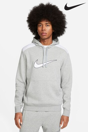 Nike Sacai Dark Grey Sportswear Colour Block Hoodie (D83155) | £65