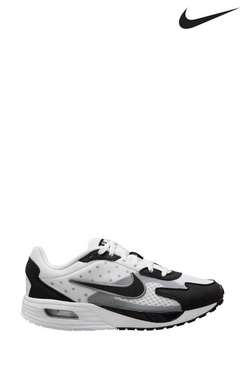 Nike White/Black Air Max Solo Trainers (D83204) | £100
