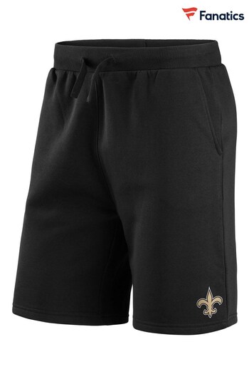 Fanatics NFL Black New Orleans Saints Branded Essential Shorts (D83350) | £32