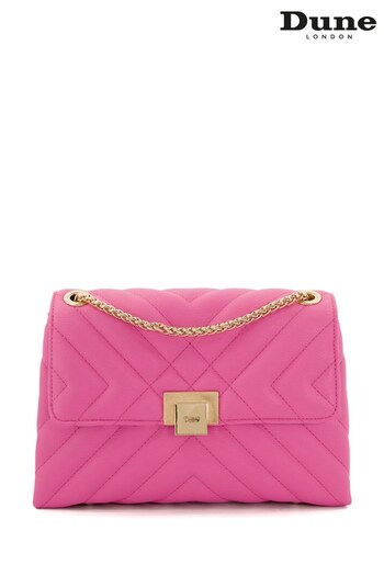 Dune London Pink Dorchester Small Quilted Shoulder Bag (D83361) | £75
