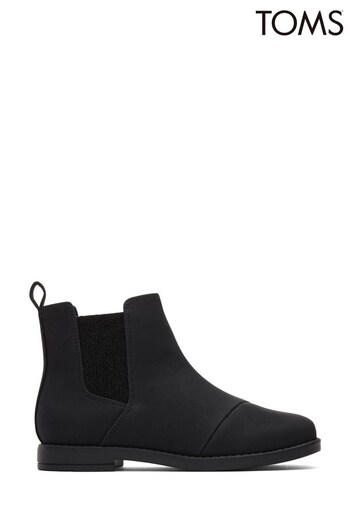 TOMS Kids Charlie Nubuck Black Boots (D83495) | £55