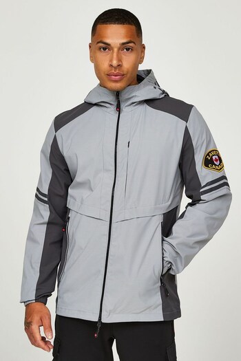 Zavetti Canada Grey Delfino Windrunner Jacket (D83822) | £70