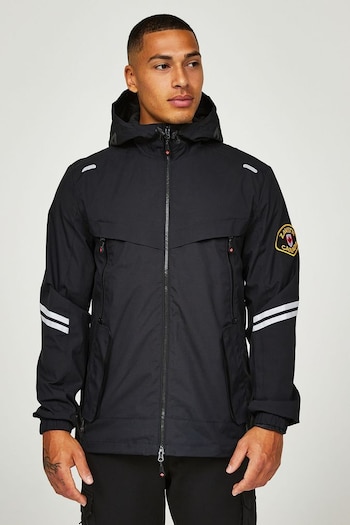 Zavetti Canada Delfino Windrunner Black Jacket (D83823) | £70