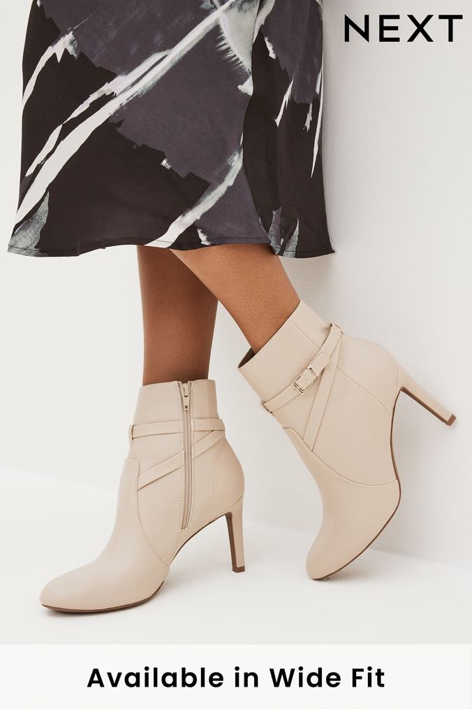 Cream leather boots uk hotsell