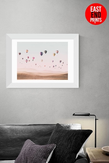 East End Prints Pink Around the World by Sissi and Seb Framed Print (D83907) | £45 - £120