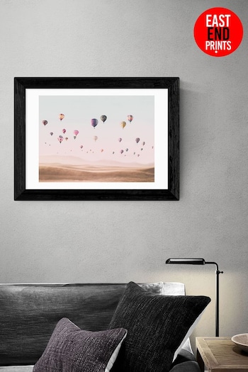 East End Prints Pink Around the World by Sissi and Seb Framed Print (D83908) | £45 - £120