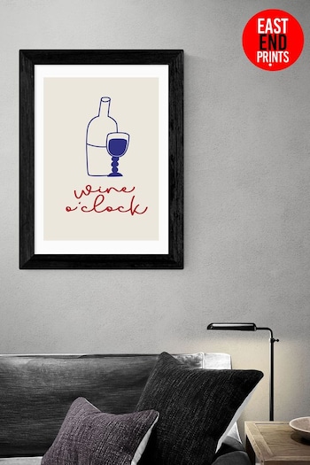East End Prints White Wine O'Clock by Inoui Framed Print (D83927) | £45 - £120