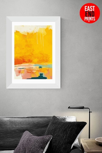 East End Prints Yellow Paysage Jaune by Ana Rut Bre Framed Print (D83959) | £45 - £120