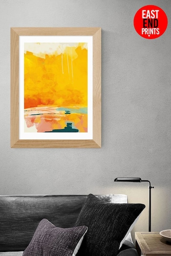 East End Prints Yellow Paysage Jaune by Ana Rut Bre Framed Print (D83960) | £45 - £120