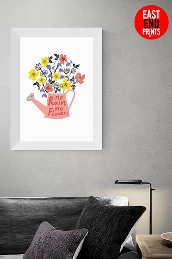 East End Prints Pink No Rain No Flowers by Karin Akesson Framed Print (D83972) | £45 - £120