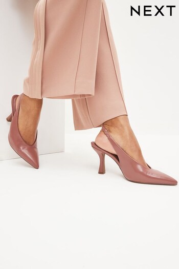 Nude Pink Forever Comfort® Point Toe Slingback Court Scarpa Shoes (D84254) | £35