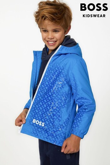 BOSS Blue Colour Change Windbreaker Jacket (D84267) | £151 - £181