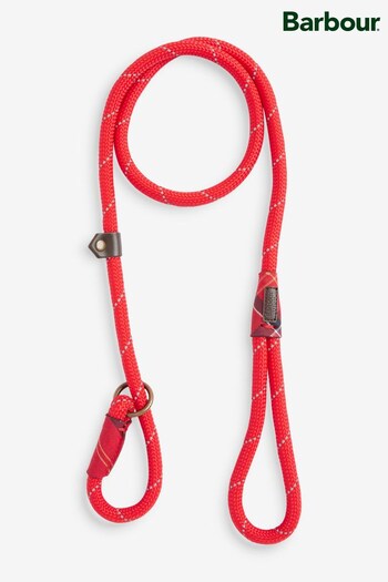 Barbour® Red Reflective Slip Dog Lead (D84281) | £28