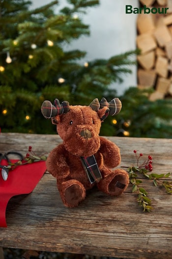 Barbour® Brown Reindeer Dog Toy (D84282) | £18