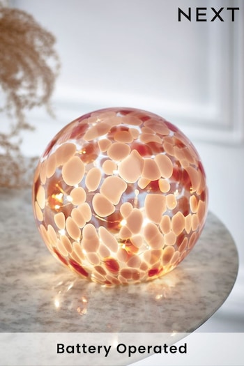 Pink Confetti Sphere Battery Operated Feature Light (D84569) | £22