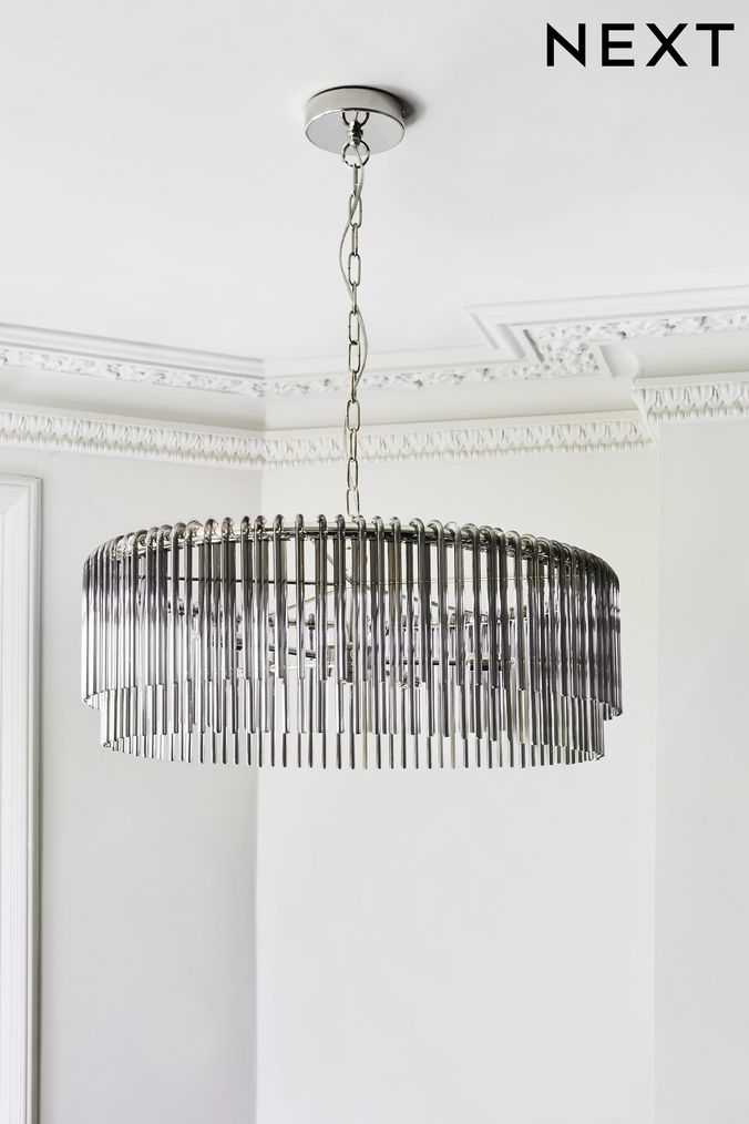 Grey chandelier hot sale next