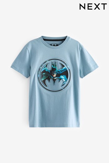 Blue Short Sleeve Superhero T-Shirt (3-16yrs) (D84685) | £15 - £20