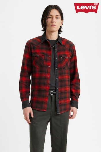 Levi's® Red Barstow Western Check Shirt (D84705) | £75