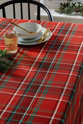 Red Checked Table Cloth (D85190) | £24 - £32