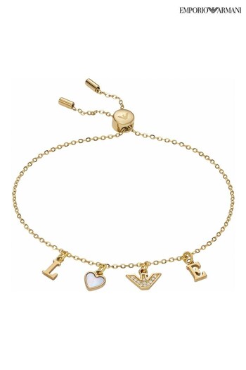 Emporio Armani sneakers Jewellery Ladies Gold Tone Bracelet (D85258) | £115